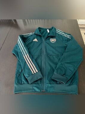2020 Adidas Arsenal Anthem Soccer Jacket Men’s Size Small Green Pink Windbreaker